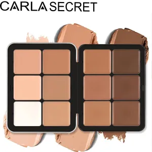 Carla Secret 12-color concealer palette Matte highlighter contour makeup palette creamy
