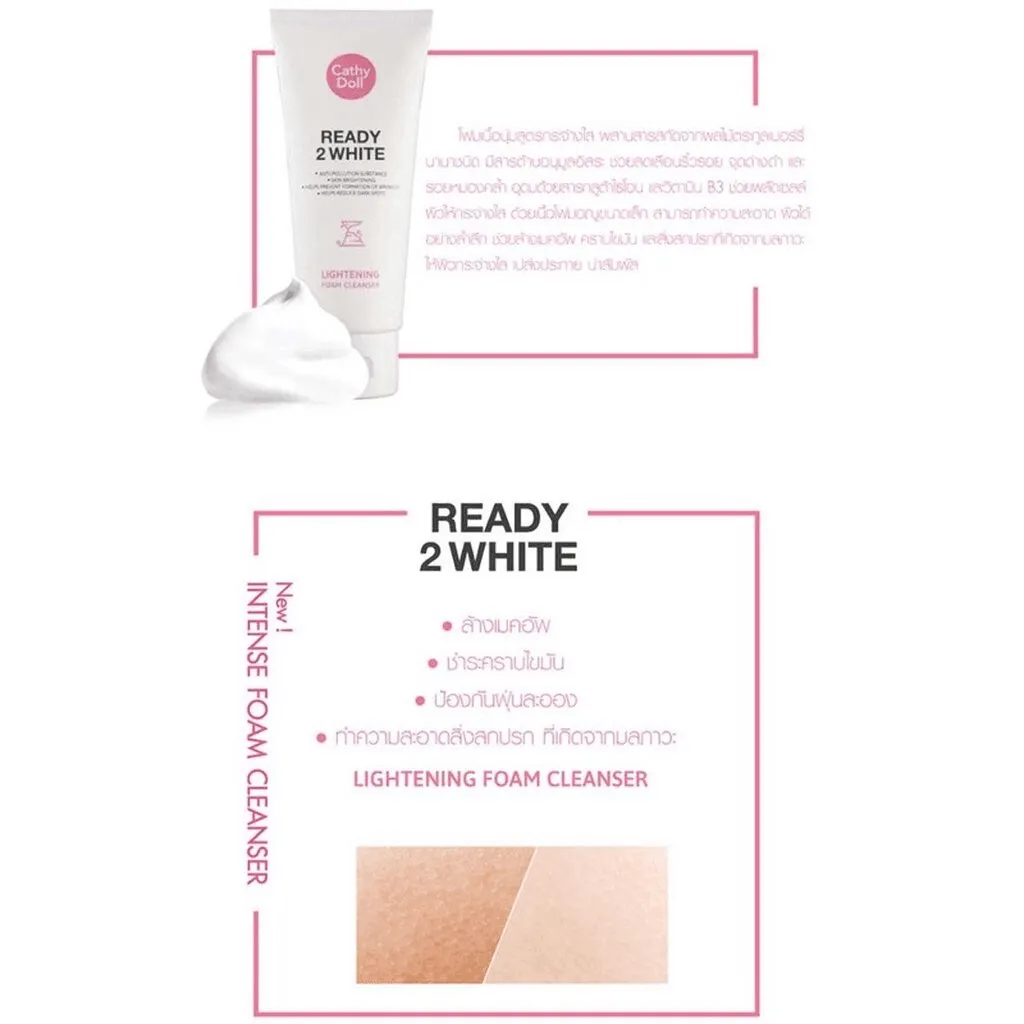 Cathy Doll Lightening Foam Cleanser   Whitener Body Cleanser
