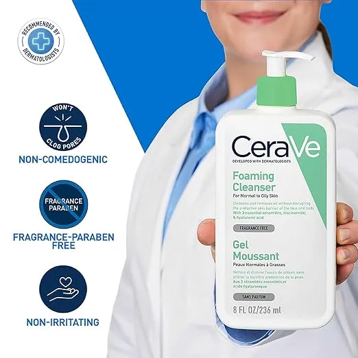 Cerave Foaming Cleanser-Gel Moussant (236ml)