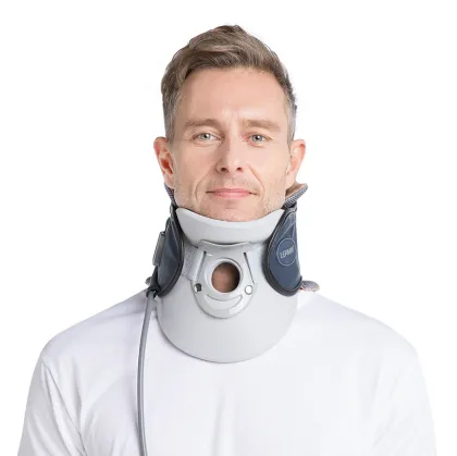 Cervical Neck Traction Device- Pain Relief & Neck Stretcher for Home Use-Airbag Support