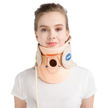 Cervical Neck Traction Device- Pain Relief & Neck Stretcher for Home Use-Airbag Support