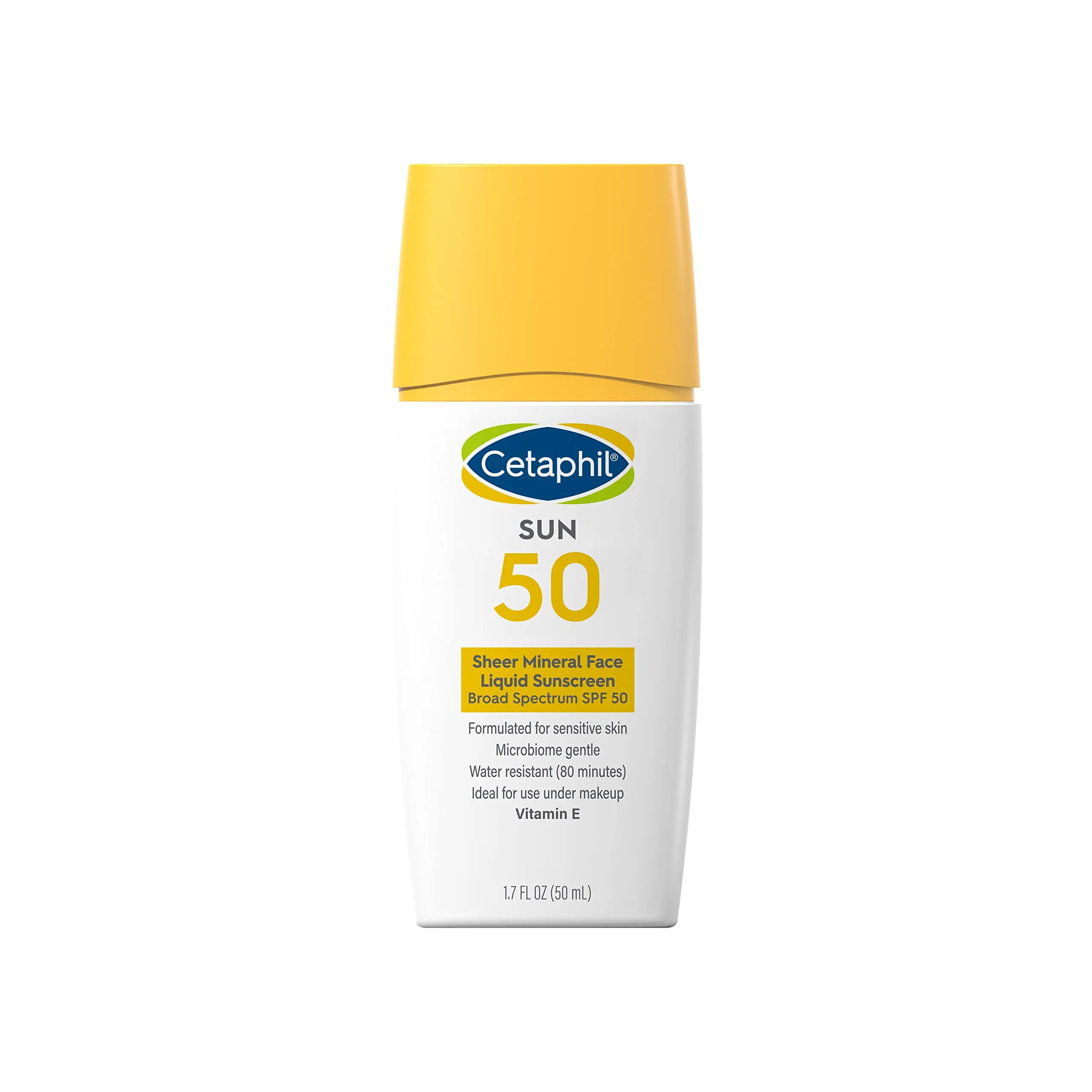 CETAPHIL sun 50 sheer mineral face liquid sunscreen broad spectrum spf 50 واقي الشمس من سيتافيل