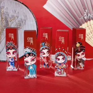 Chinese Opera Character Lip Gloss Set Gift Box for Girlfriend