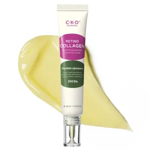 CKD Retino Collagen Intensive Cream - Retinal Spot Collagen Cream for Fine Lines, Deep Wrinkles, and Sagging Reduction. Anti-Aging and Youthful Skin. Korean Skin Care. 0.84 fl oz