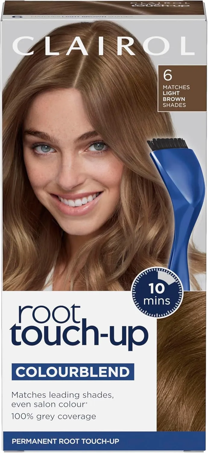 Clairol Root Touch-Up Hair Dye 6 Light Brown (A)