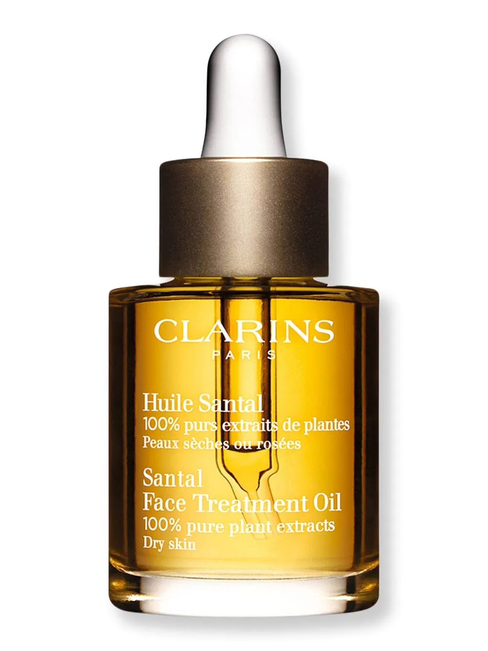 Clarins Face Treatment Oil Santal Dry Skin 1 oz 30 ml