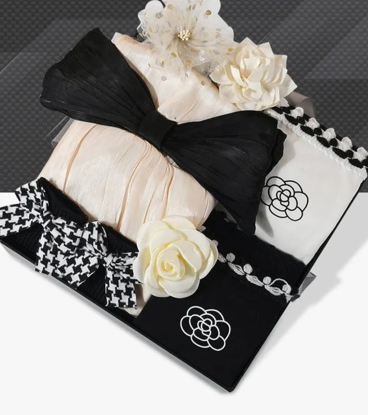 Classic Black and White Baby Gift Box