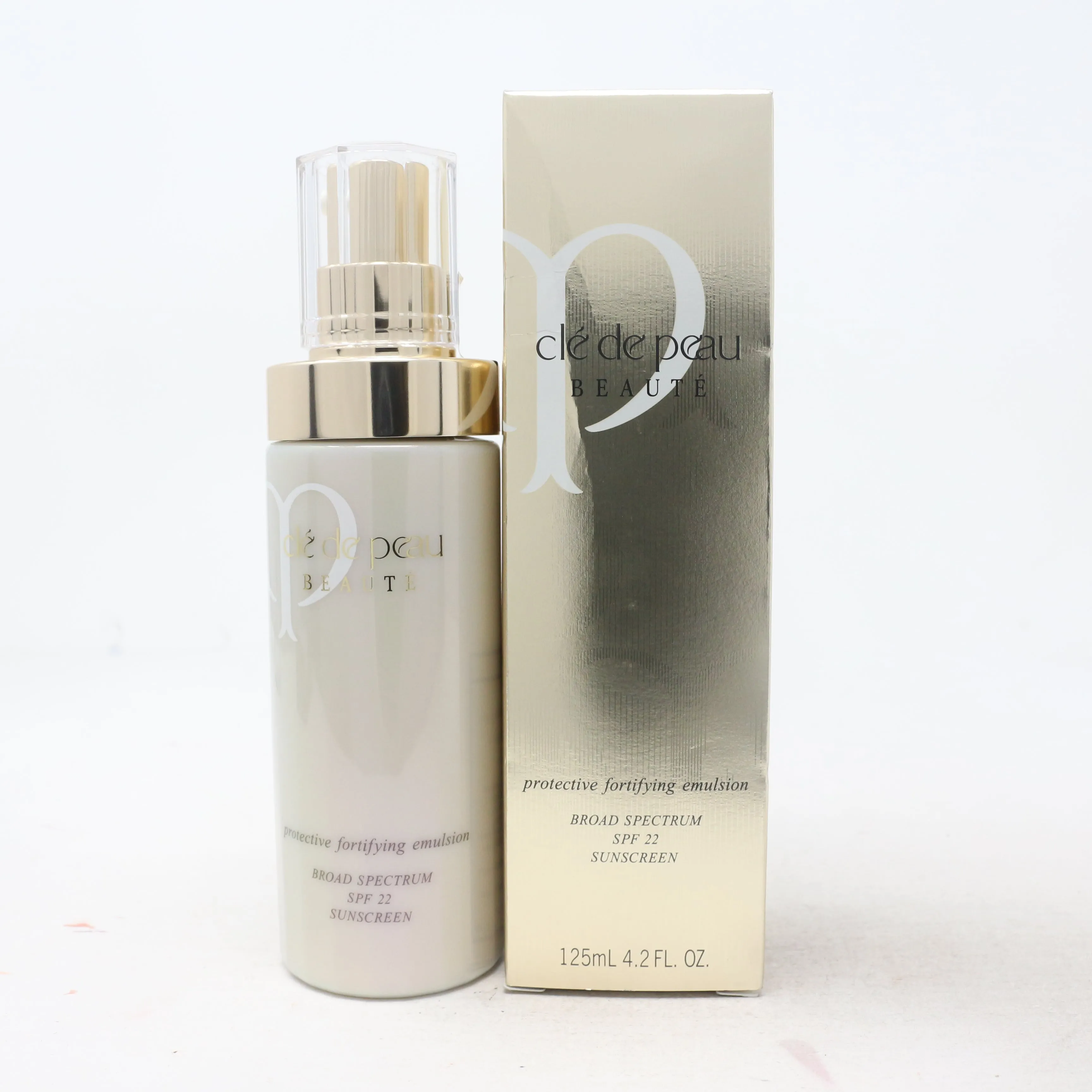 Cle De Peau Beaute Protective Fortifying Emulsion Spf 22 Sunscreen 4.2oz  New