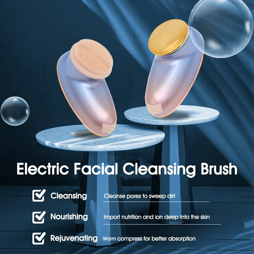 Cleansing Brush Sonic Nu Face Spin Brush Set Galvanica Spa System For Skin Deep Cleaning Remove Blackhead Machine