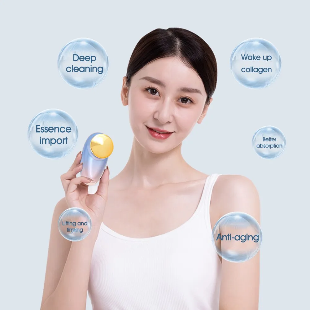 Cleansing Brush Sonic Nu Face Spin Brush Set Galvanica Spa System For Skin Deep Cleaning Remove Blackhead Machine