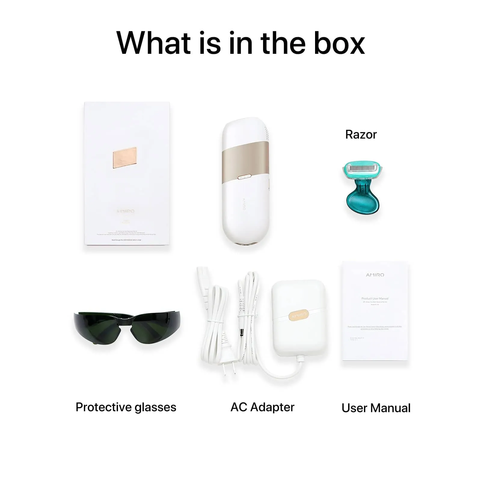 [CLEARANCE] AMIRO Opal IPL Hair Removal Handset