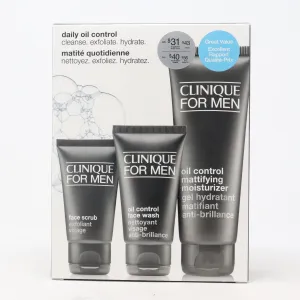 Clinique Daily Oil Control 3 Pcs Set  / New With Box