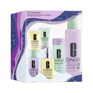 CLINIQUE Great Skin Everywhere Skin Types I/II Set مجموعة العناية للبشرة الجافة والعادية