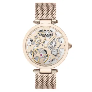 Coach Park Carnation Gold Mesh Women's Multi-function Watch - 14503595