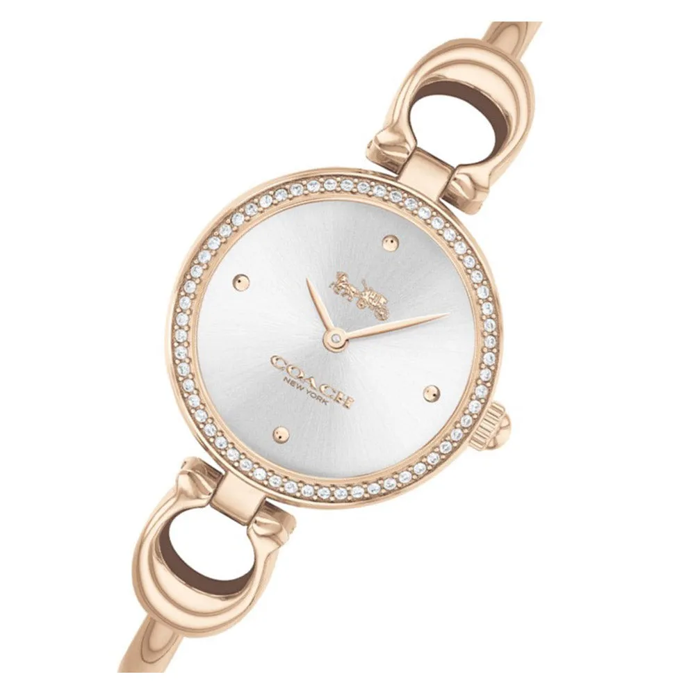 Coach Park Carnation Gold Steel Bangle Ladies Watch - 14503447