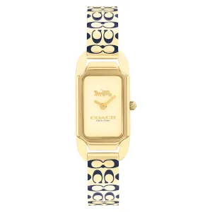 Coach Stainless Steel Gold Dial Women's Watch - 14504193