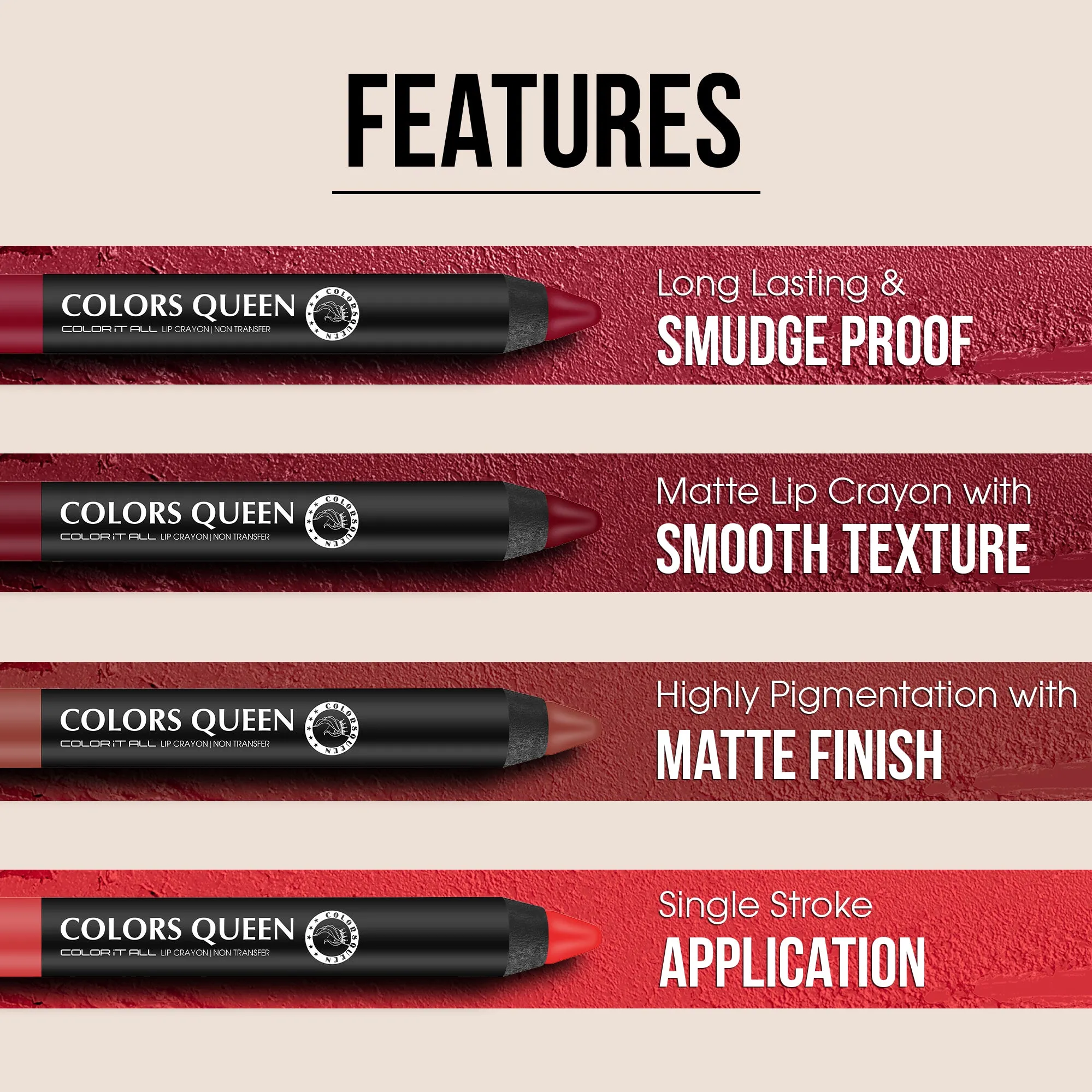 Colors Queen Color It All Lip Crayon