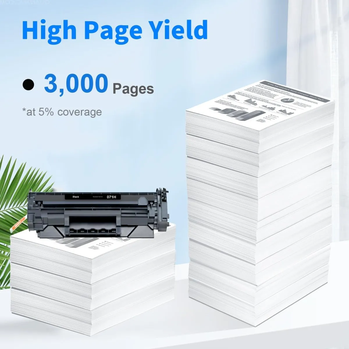 Compatible Canon 071H Toner Cartridge, Black (1-Pack) - 5646C001