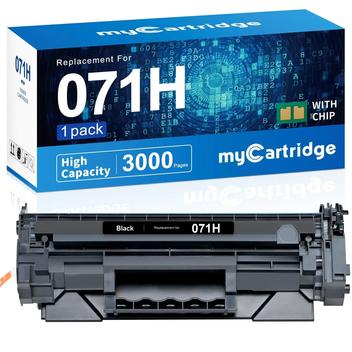 Compatible Canon 071H Toner Cartridge, Black (1-Pack) - 5646C001