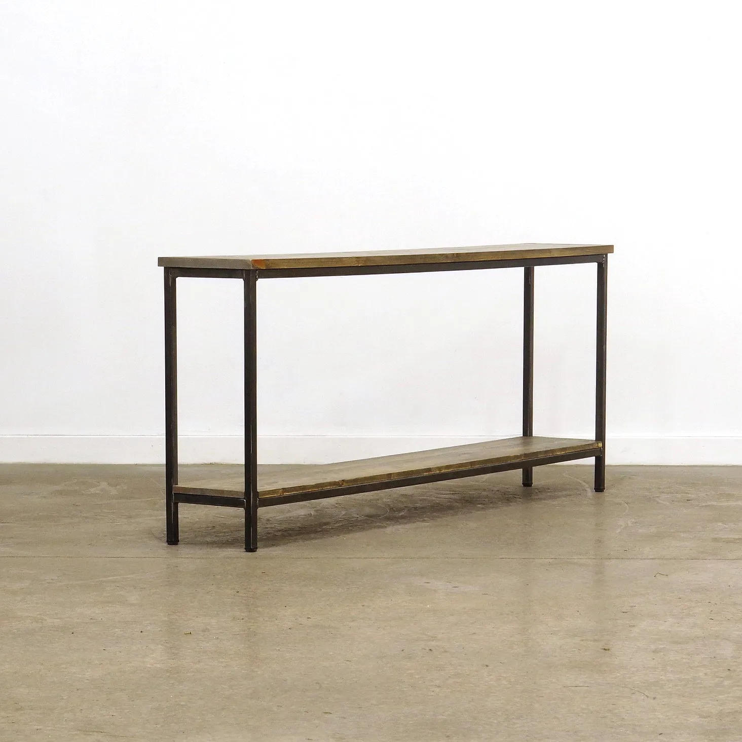 Console Table Nº 3 - Gun Metal / Pine
