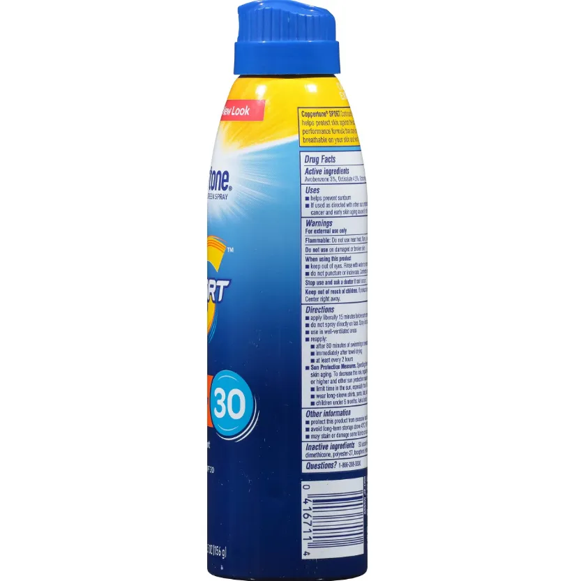 Coppertone 041100572868 Sport C Spray Twin Pack SPF 30, 1 Pair