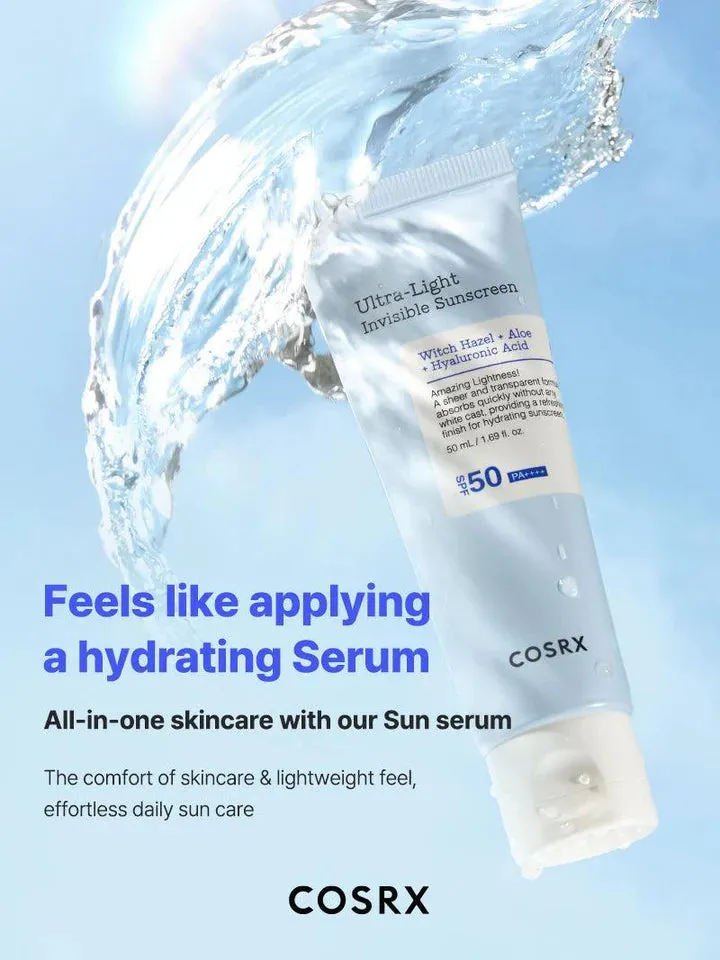 COSRX Ultra-Light Invisible Sunscreen SPF50 PA     50ml