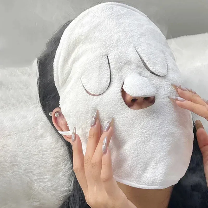 Cotton Face and Chest Compress Wrap