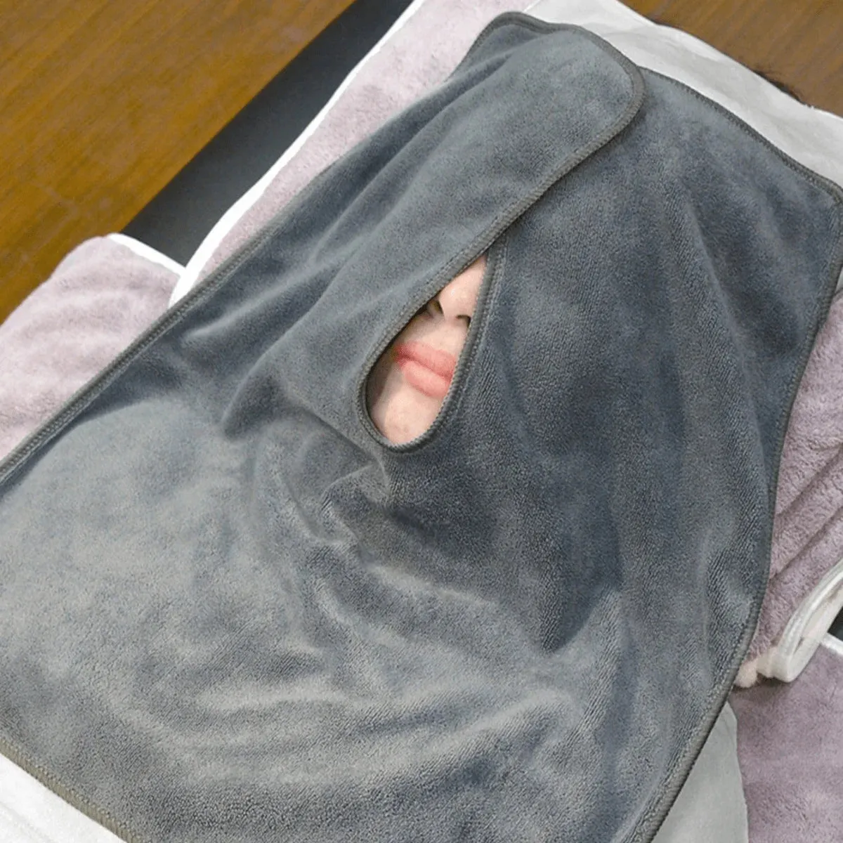 Cotton Face and Chest Compress Wrap