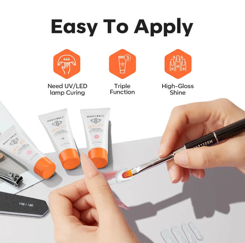 Crystal Clear - Hema-free Poly Nail Gel 60g
