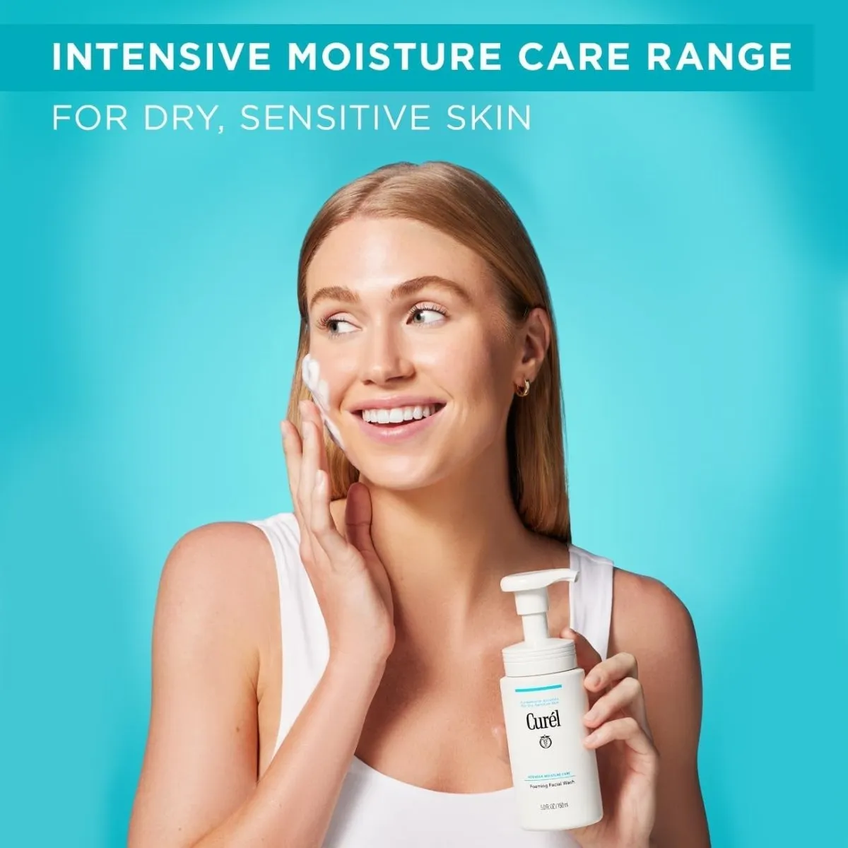 CUREL Sensitive Moisture Care Foaming Facial Wash 150ml