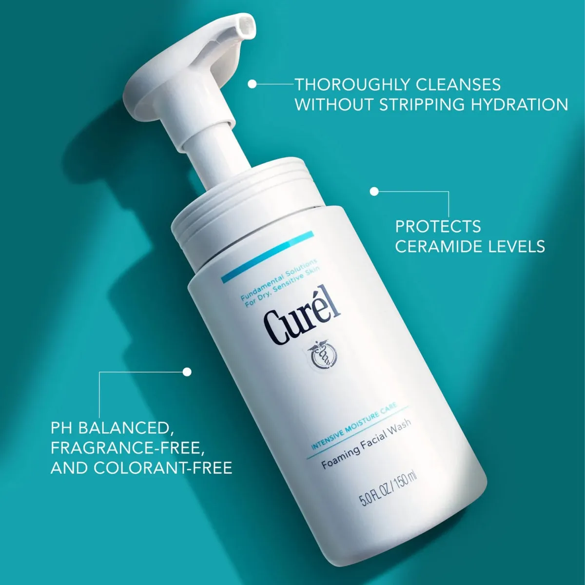 CUREL Sensitive Moisture Care Foaming Facial Wash 150ml