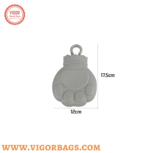 Cute Paw Shape Hot water stress relief warmer Bag