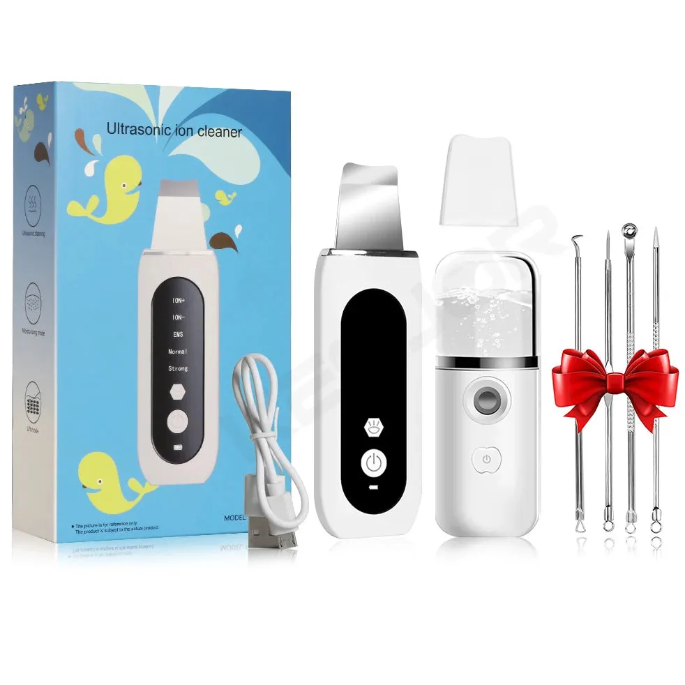 Deep Cleaning Ultrasonic Blackhead Remover and Facial Cleanser