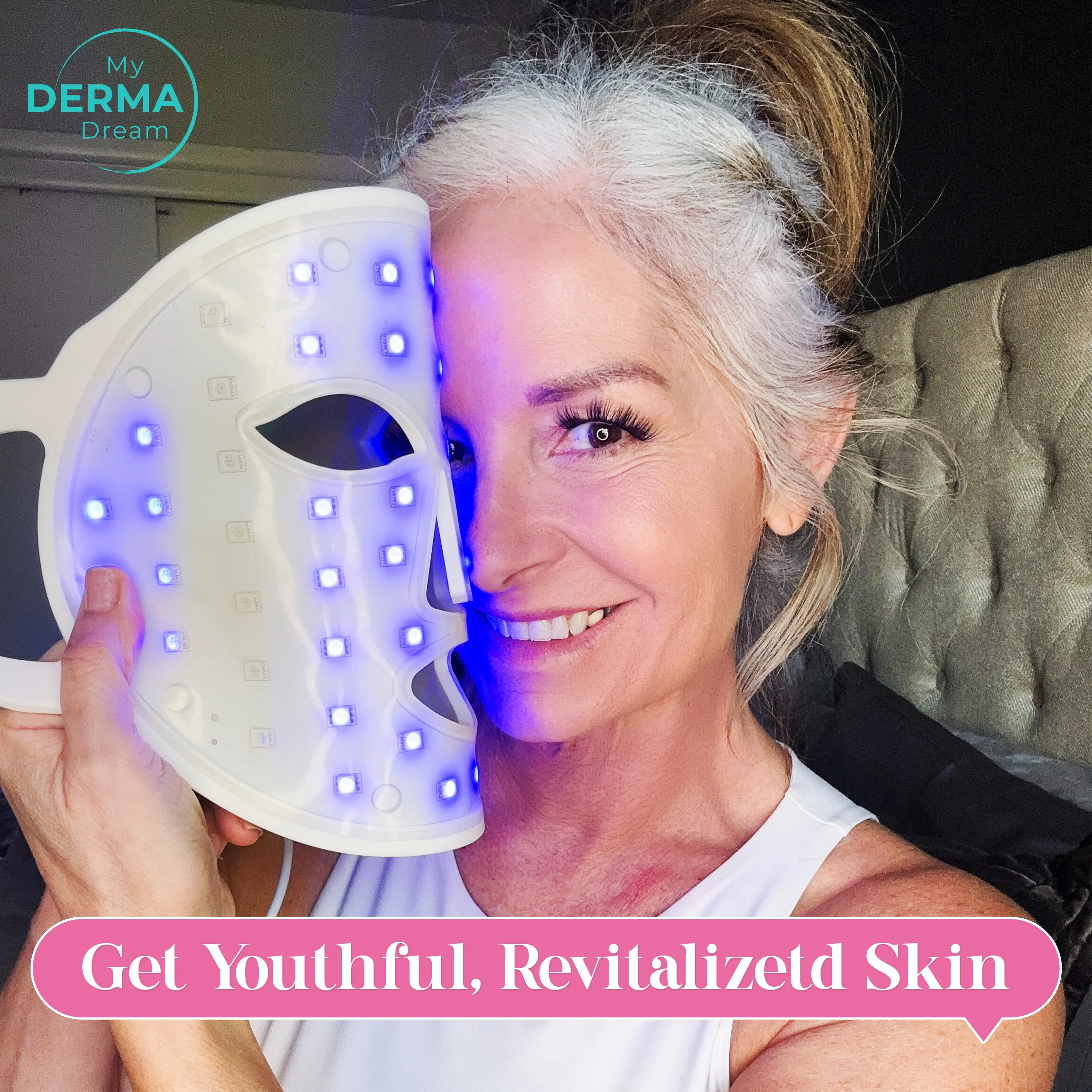 DermaGlow 7-in-1 LED Therapy Mask