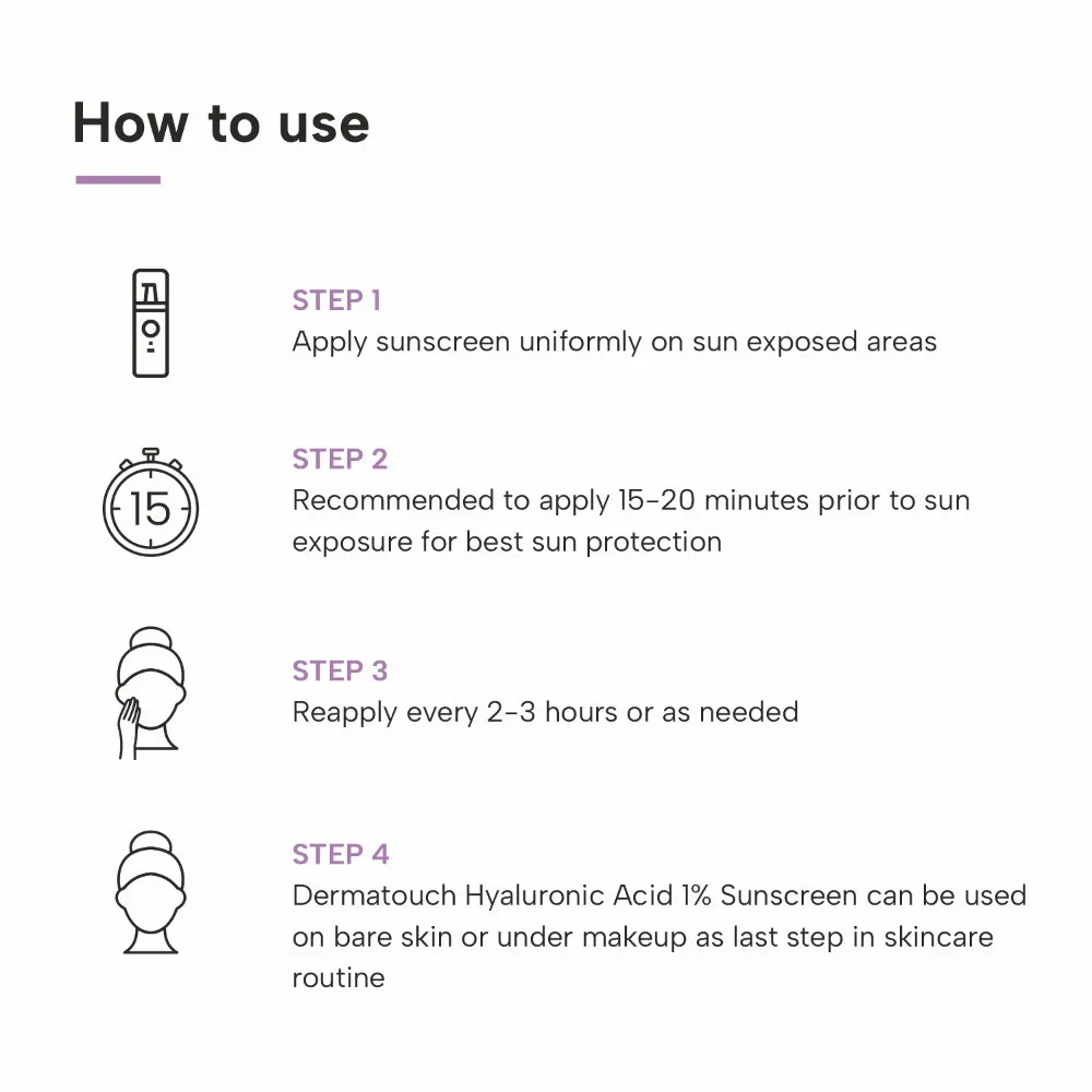 Dermatouch Hyaluronic Sunscreen Hydrating Ultra Light Aqua Gel