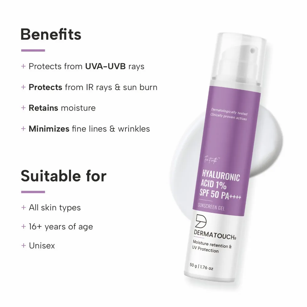 Dermatouch Hyaluronic Sunscreen Hydrating Ultra Light Aqua Gel