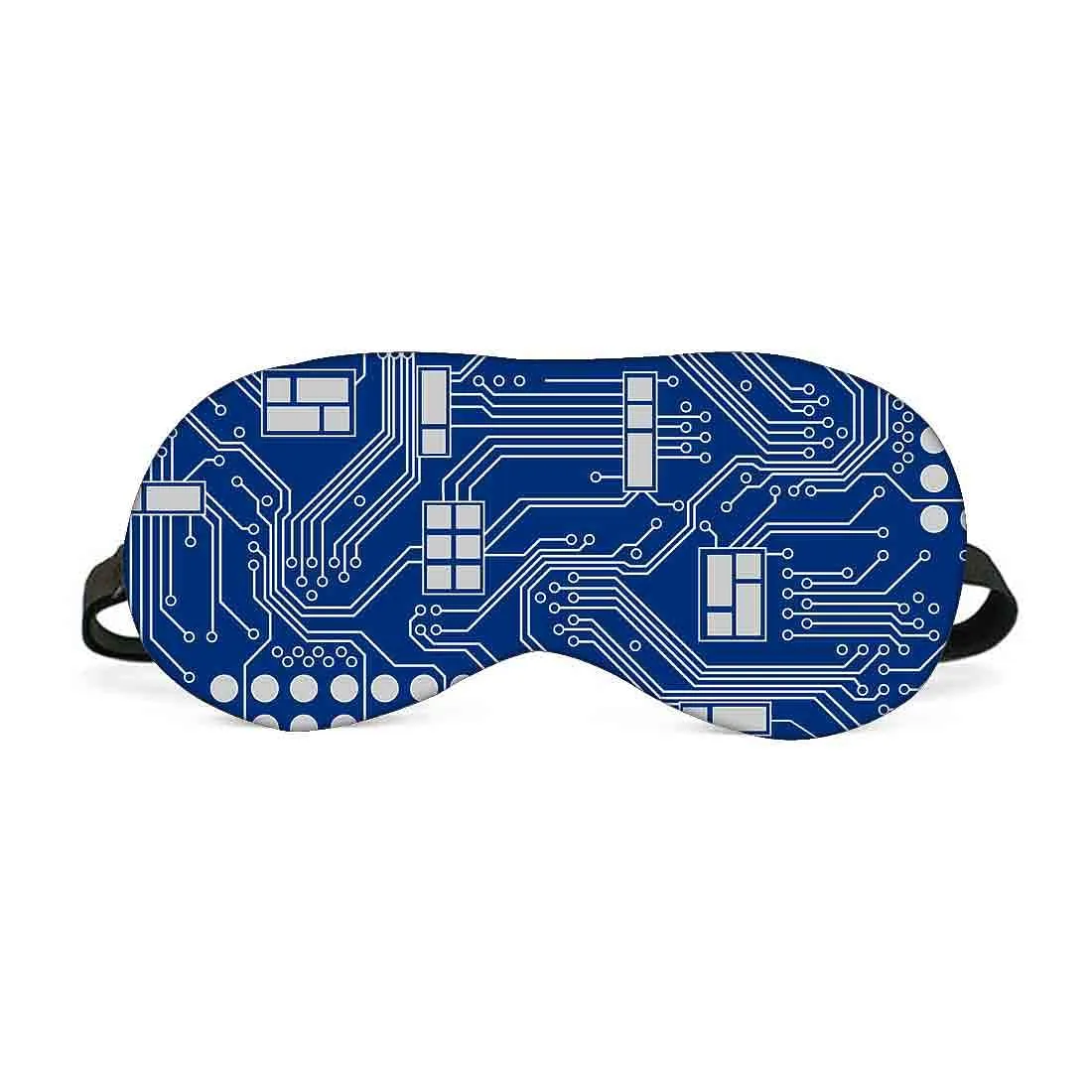 Designer Travel Eye Mask for Sleeping - Motherboard - Made in India