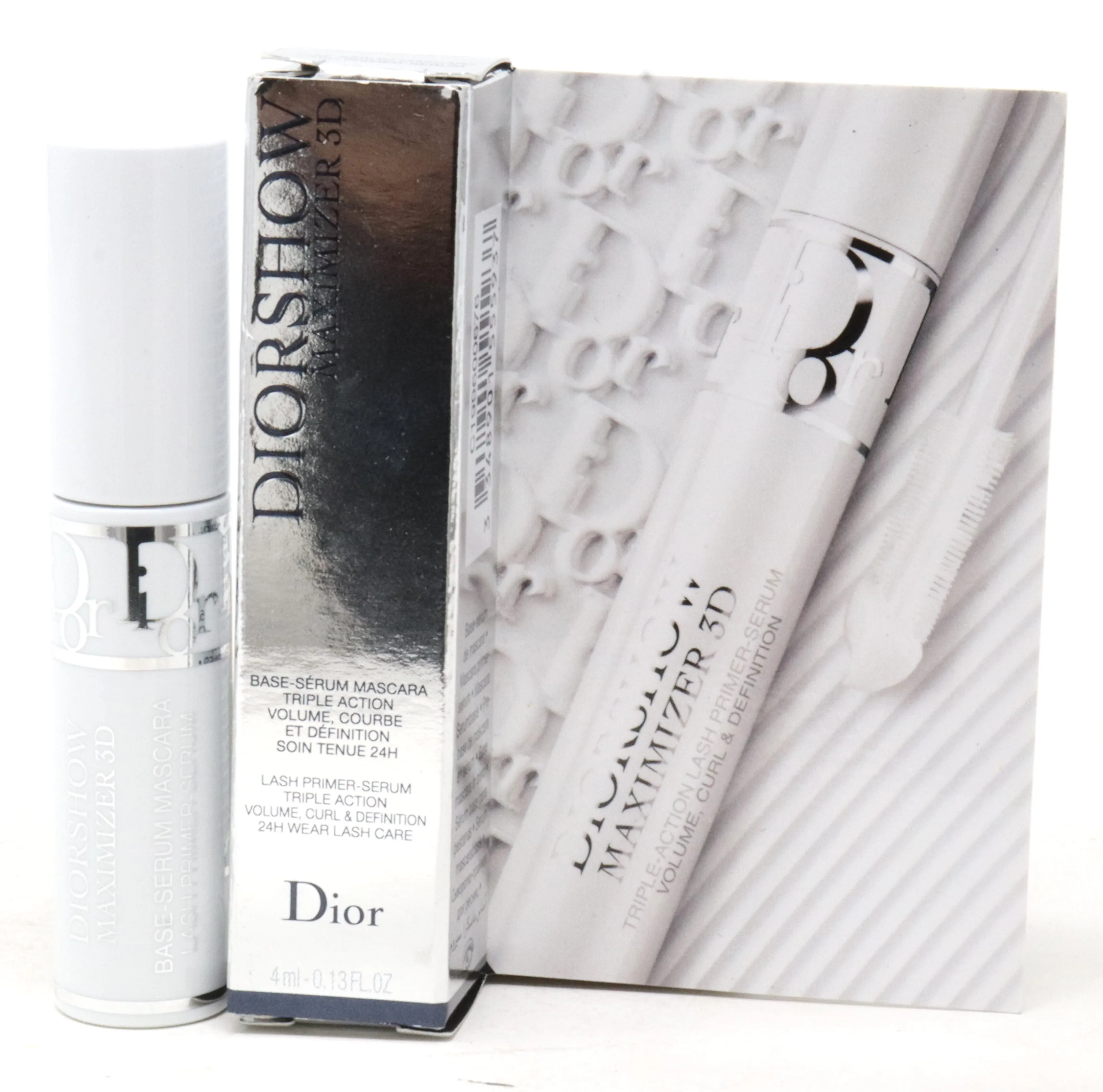 Dior Diorshow Maximizer 3D Base Serum Mini Mascara  0.13oz/4ml New With Box