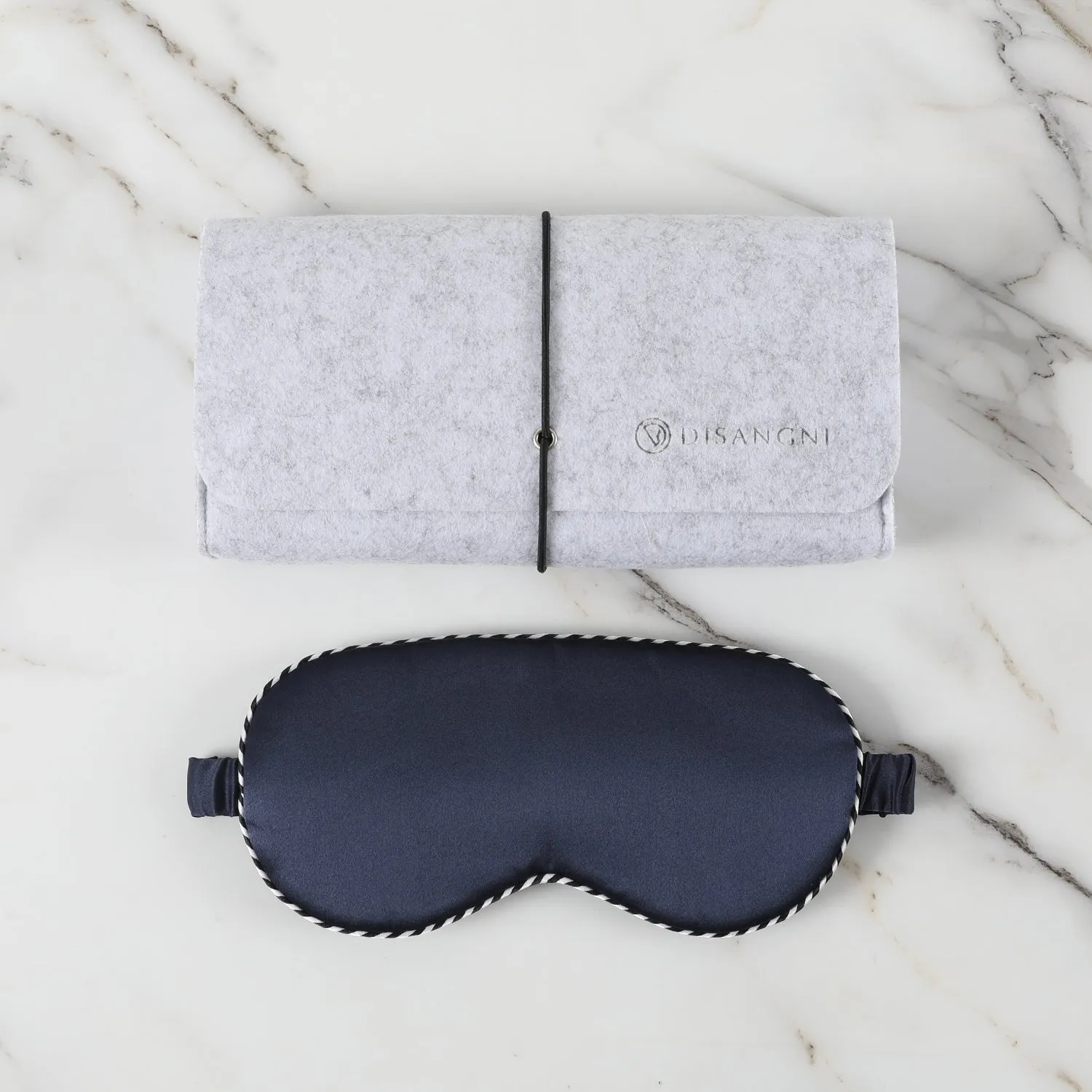 DISANGNI 100% Natural Mulberry Pillowcase Eye mask Set for Hair and Skin with Hidden Zipper 22 Momme Both Sides Real Silk Pillow Case 1pc