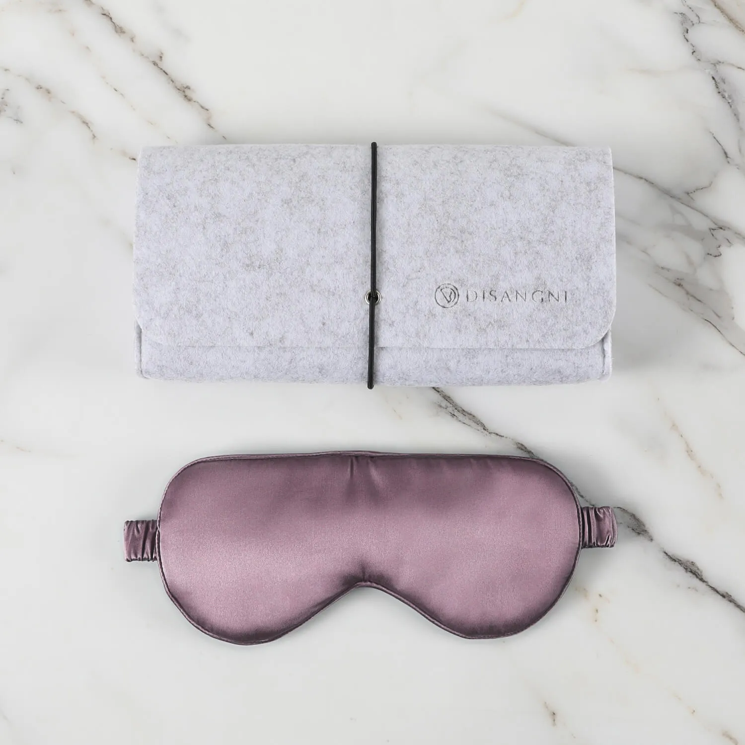 DISANGNI 100% Natural Mulberry Pillowcase Eye mask Set for Hair and Skin with Hidden Zipper 22 Momme Both Sides Real Silk Pillow Case 1pc