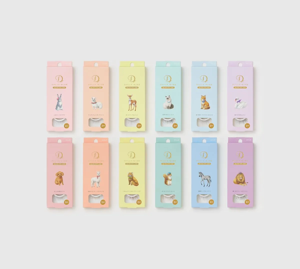 Dolly Wink Salon Eye Lash Eyelash Pure Seperate Alpaca No.8