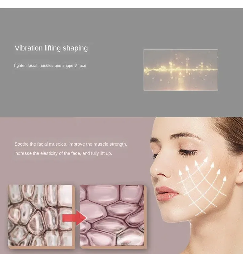 Double chin face orthotic device Masseter cheekbone V face micro current vibration face slimming apparatus for men and women