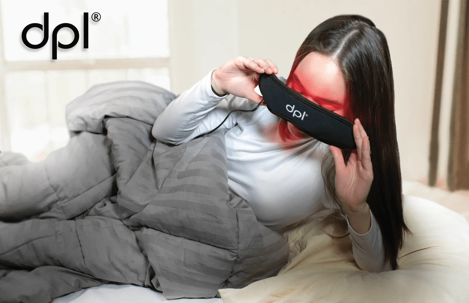 DPL Red Light Therapy Eye Mask for Pain Relief