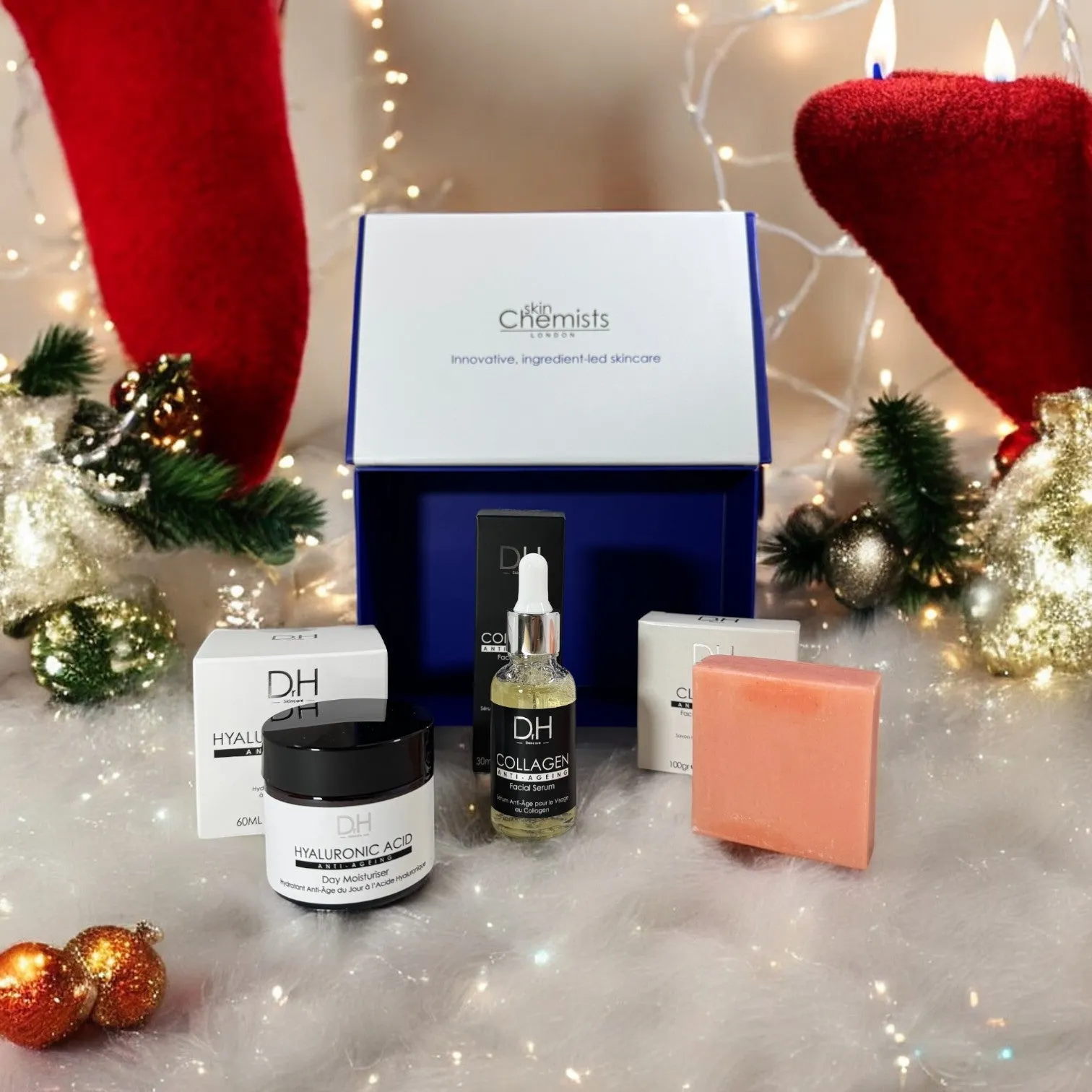Dr H Collagen   Hyaluronic Acid Anti-Ageing Skincare Christmas Gift Set