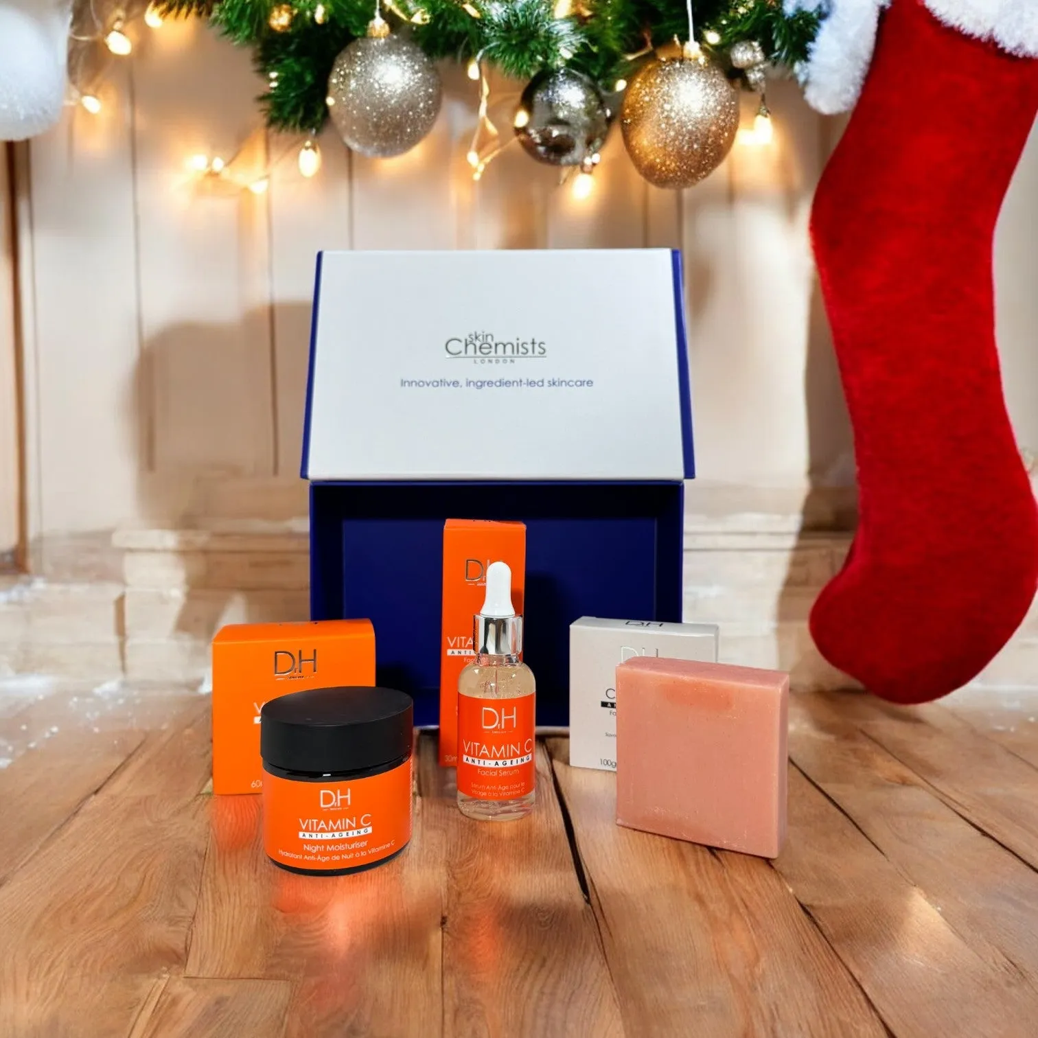 Dr H Vitamin C Anti-Ageing Night Skincare Christmas Gift Set