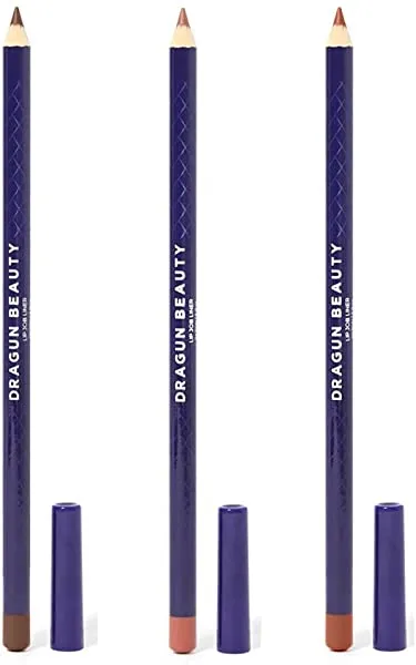 Dragun Beauty Lip Job Liner Bundle: Light Brown 1.0 cc, Medium Brown 2.0 cc, and Dark Brown 3.0 cc