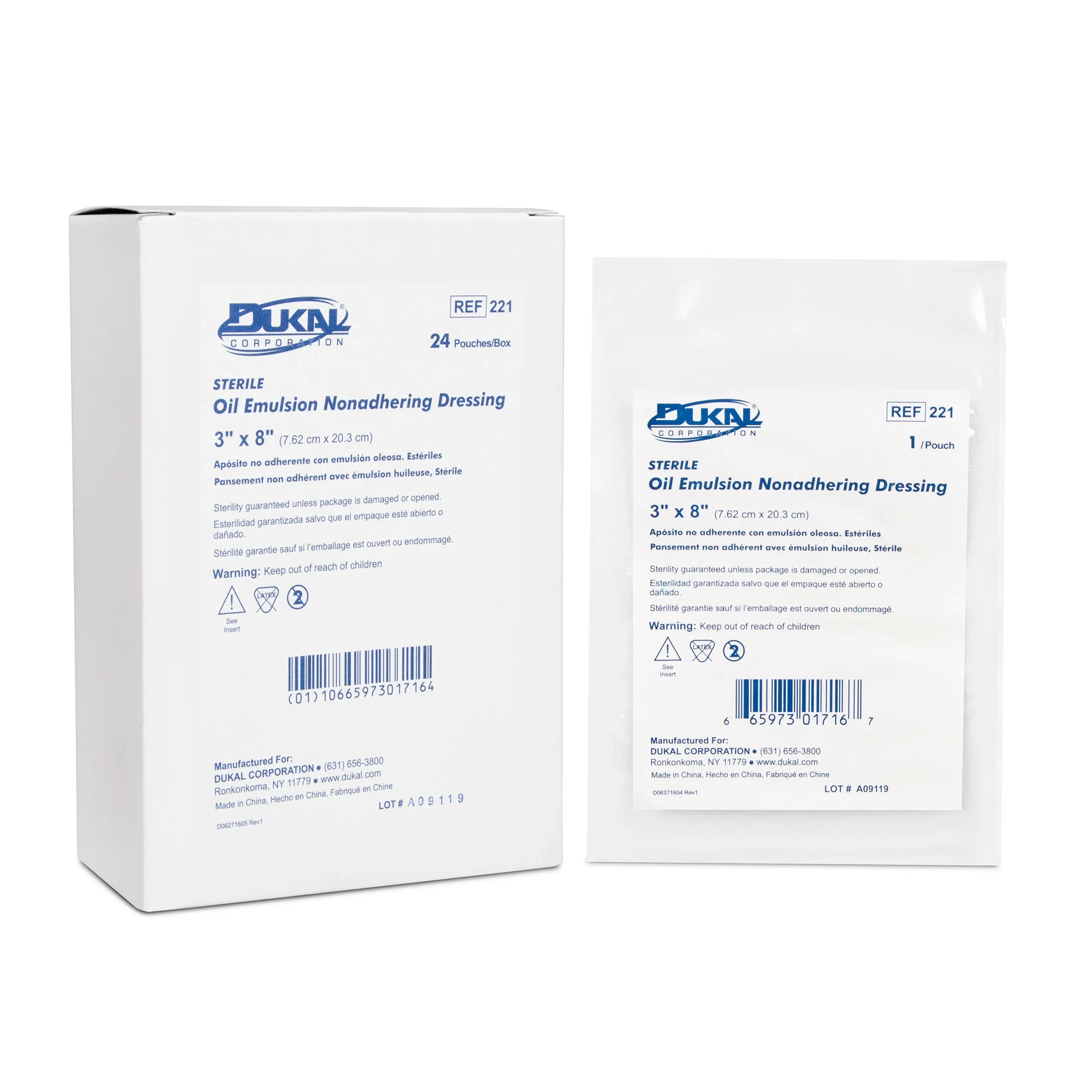 Dukal Oil Emulsion Dressing, Sterile