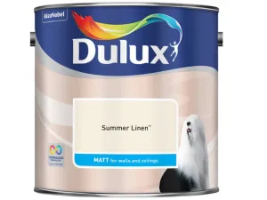 Dulux Rich Matt Summer Linen Emulsion Paint 2.5 Litres