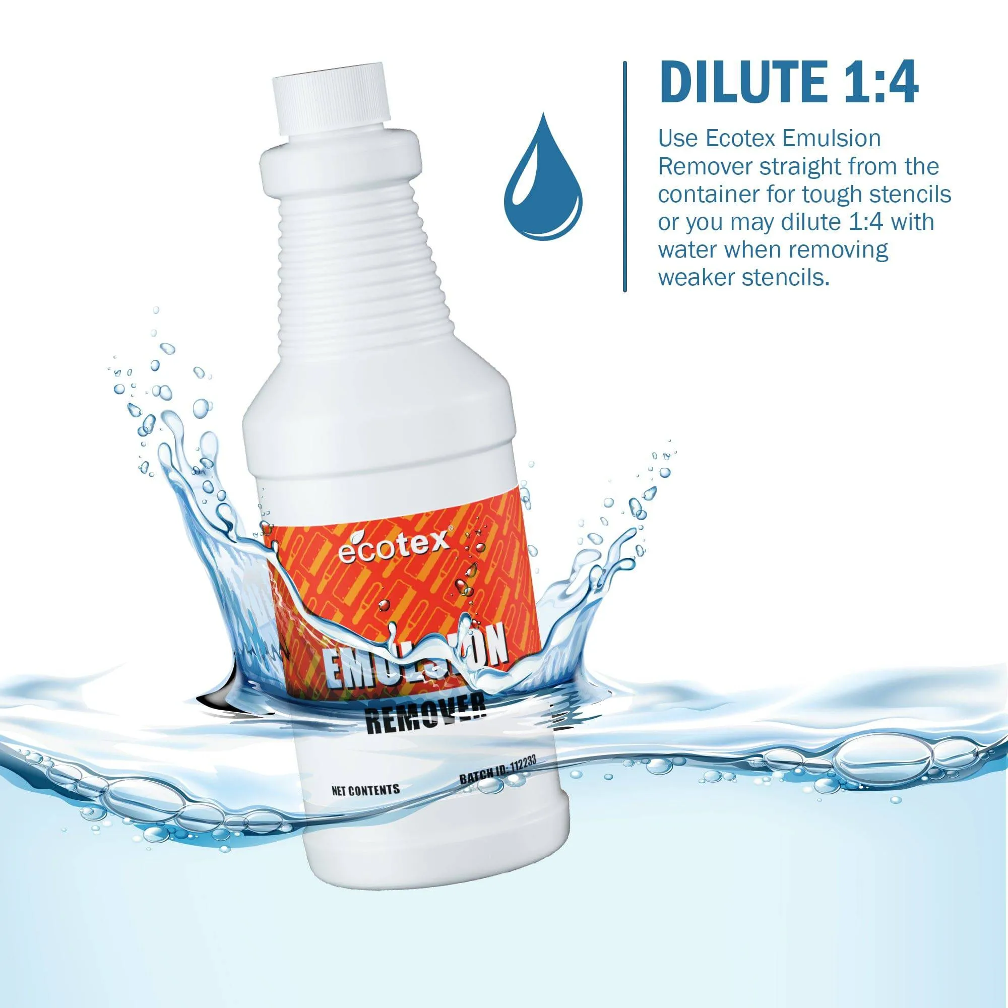 Ecotex® Screen Printing Emulsion Remover