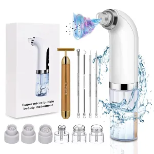Electric Acne Tool Set USB Charging Blackhead Remover Pore Vacuum Face Massager Pimple Popper Kit